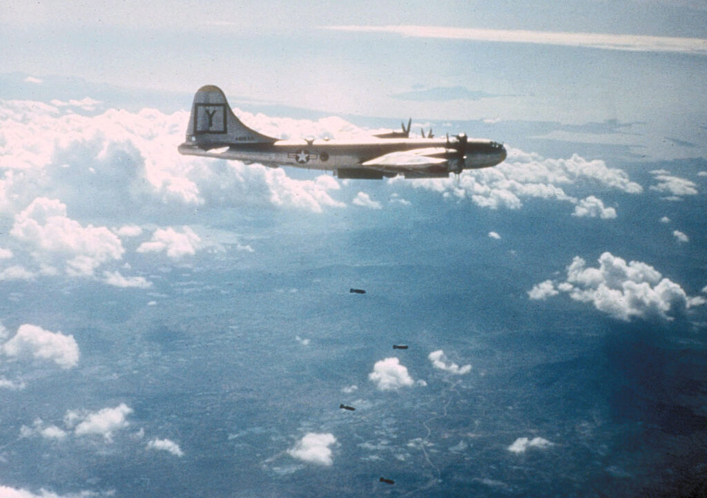 Even after the war, B-29s were used in Korea.