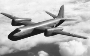 Sperrin in flight.