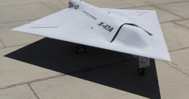 The X-47 is the US Navy's attempt at an unmanned vehicle.