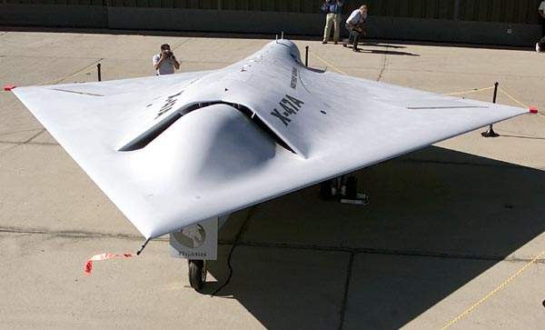 The X-47A parked up.