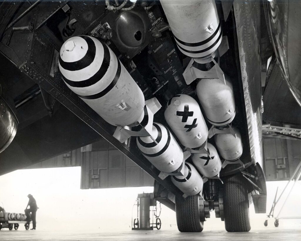 XB-51 bomb bay rotated.