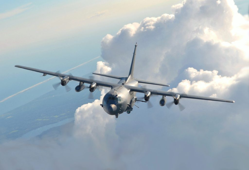 The modern AC-130 is one of the most heavily armed vehicles on the planet, utilising a 105mm howitzer.