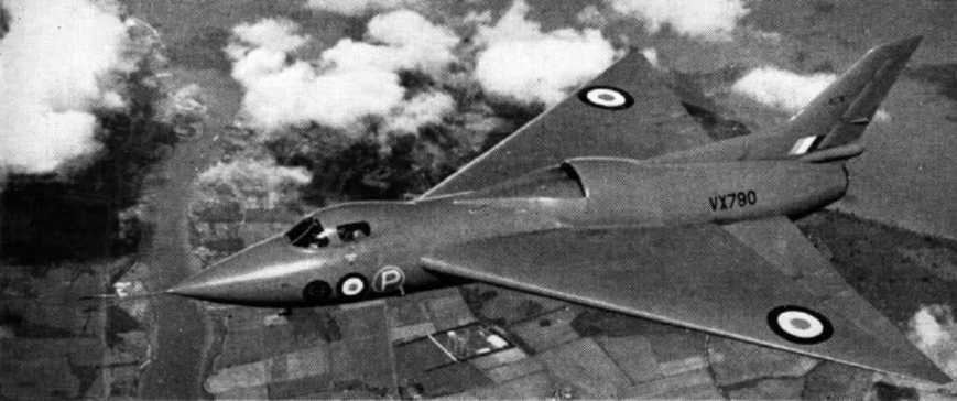 Avro 707B in flight in 1951. Only 6 years after the end of the war!