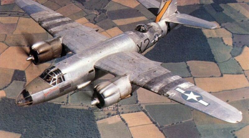 The Martin B-26 Marauder.