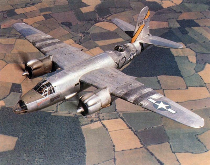 The Martin B-26 Marauder.