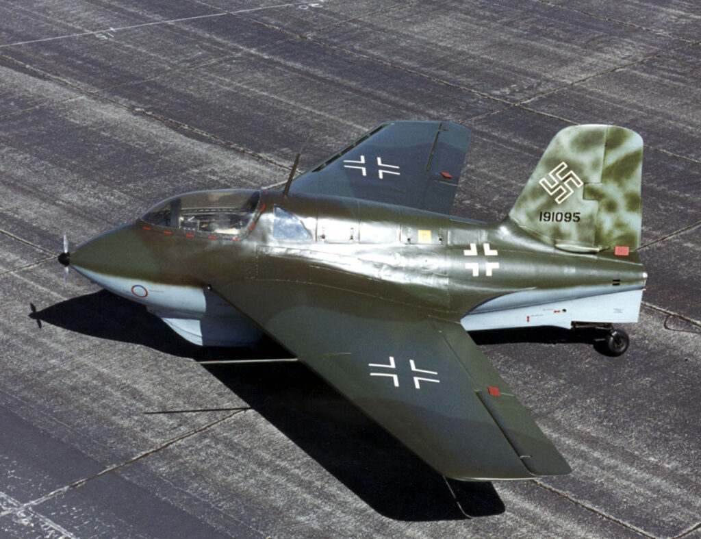 Messerschmitt Me 163B.