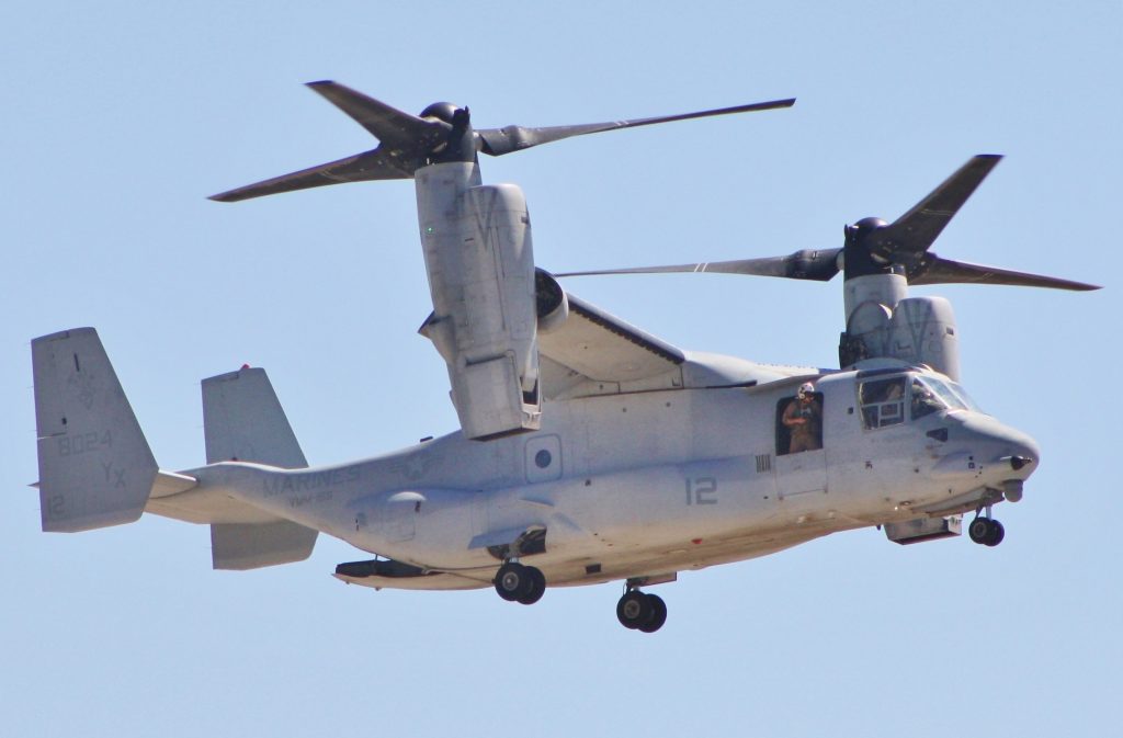 Arguably the most famous tiltrotor aircraft is the V-22 Osprey. This concept stemmed from the XV-3.