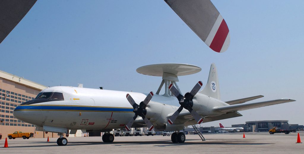 A P-3AEW&C used to track drug couriers.