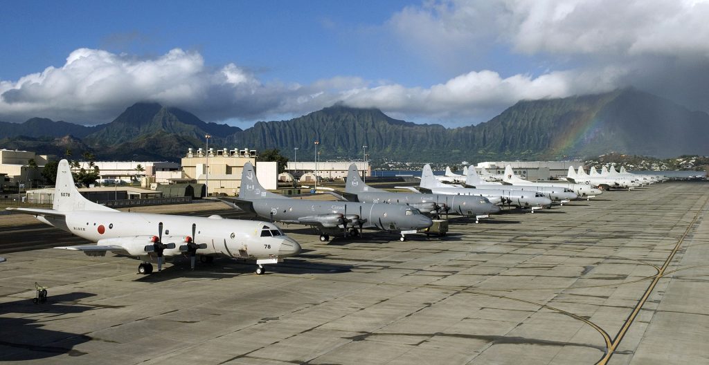 A lineup of various P-3s from across the globe.