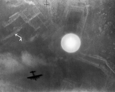 Photoflash bomb over Italy.