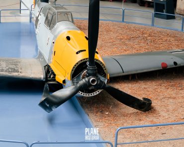 Bf 109 front nose section and cannon.