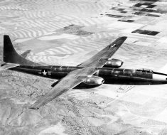 Convair XB-46 flying.