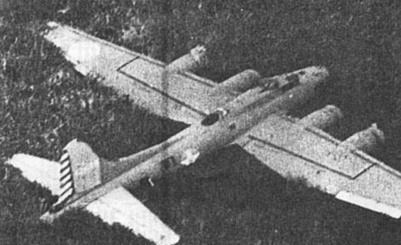 Swamp Ghost from the air by USAAF.