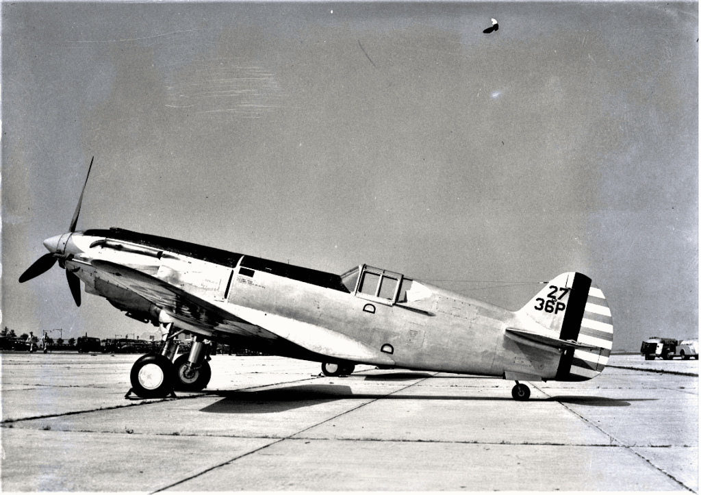 Similarities can be seen between the XP-37 and Curtiss' later aircraft.