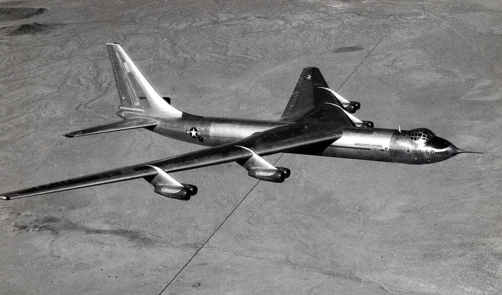 The Convair YB-60 was a prototype jet-powered strategic bomber developed in the United States during the early 1950s.