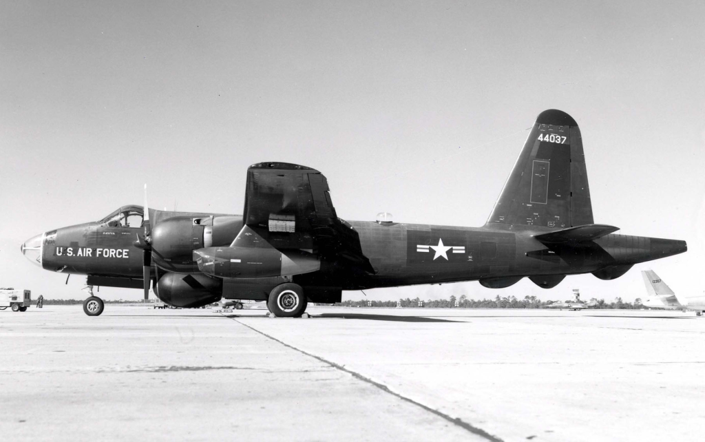 Side view of RB-69A, the first converted P2V-7U