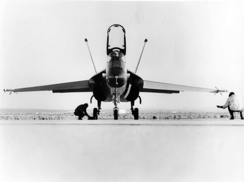 The Cobra on the runway prepping for a test flight.