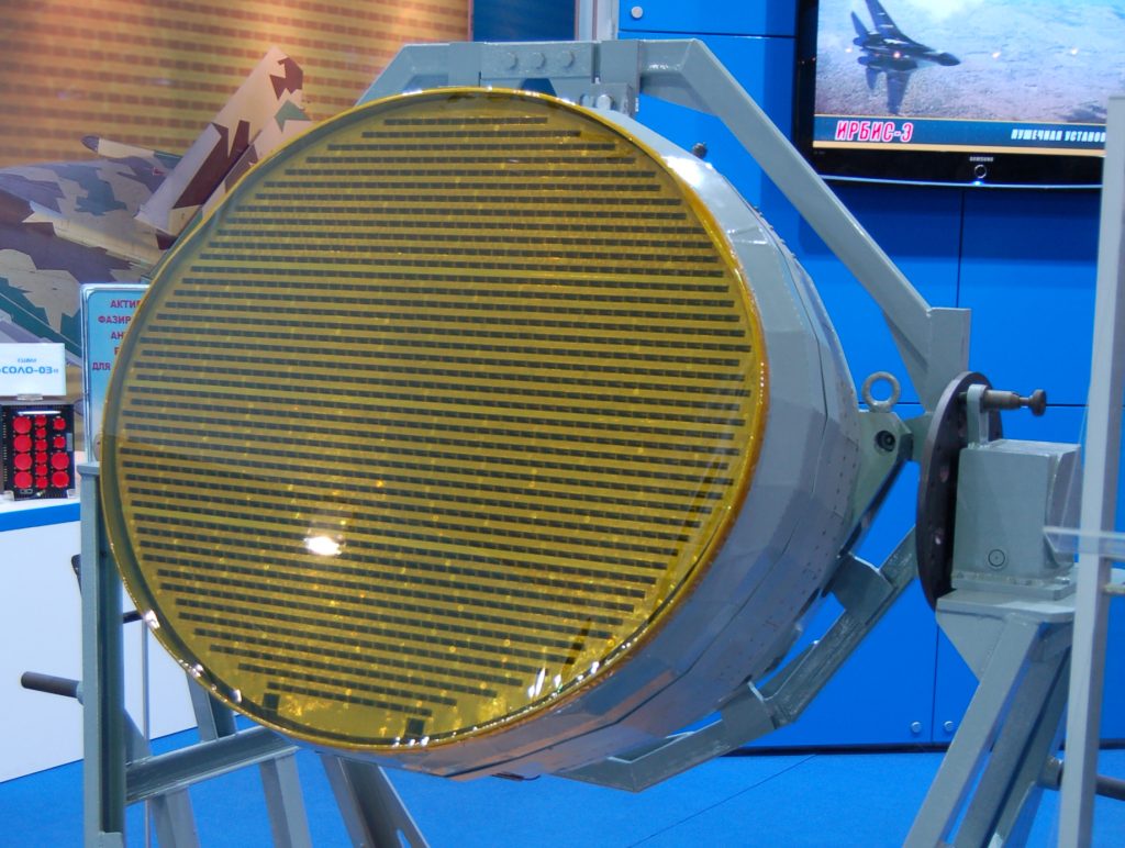 The Felon's radar on display at MAKS 2009. Photo credit - Allocer CC BY-SA 3.0.