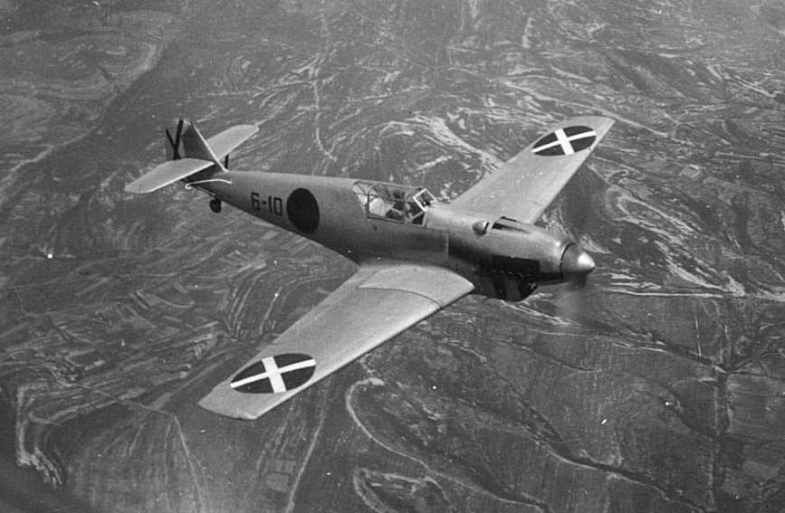 An early Bf-109A. This was the aircraft in direct competition with the He 112.
