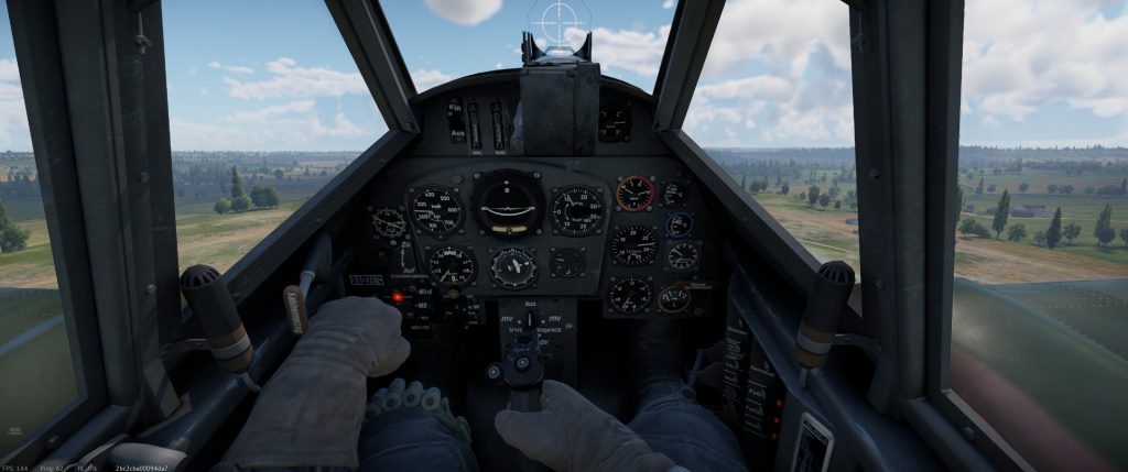 The Bf 109 had a small cockpit, but was very well thought out and had some noteable advancements.