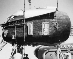 The original crew and avionics cabin was substituted with an 11-ton crew section that was heavily lined with lead and rubber.