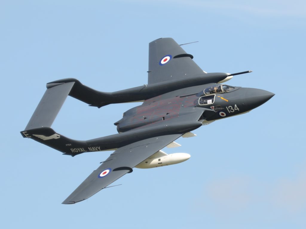 The Sea Vixen and the Wyvern were vastly different. But highlights the rapid advancement in technology post war. Photo credit - wallycacsabre CC BY 2.0.