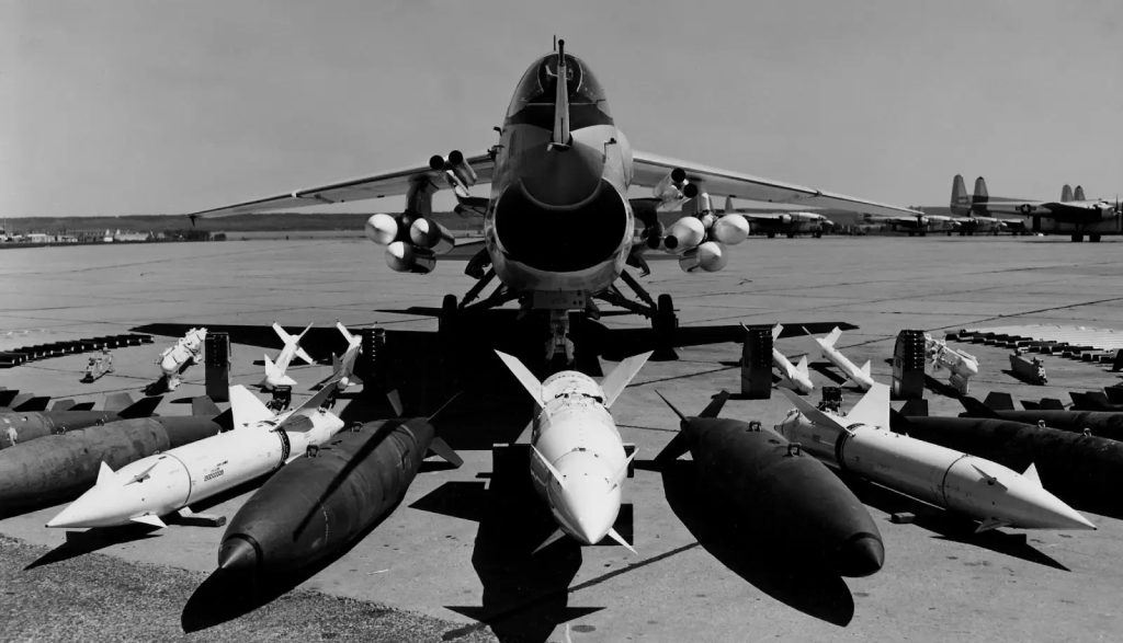 The F-8 could carry a wide array of weapons to fit a variety of missions.