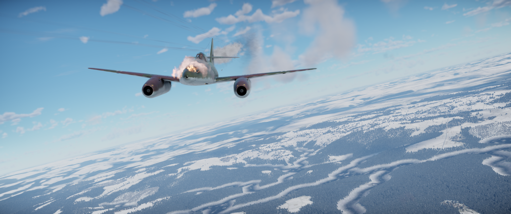 The MK 108 would make anything infront of them evapourate.  Photo credit - Gaijin - War Thunder.