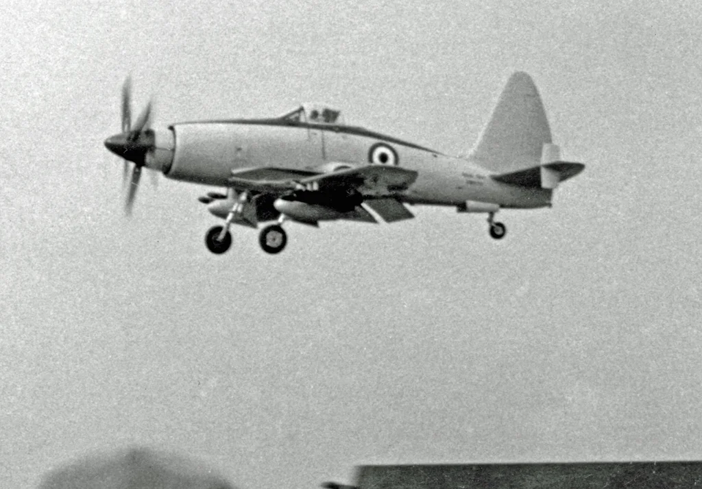 A TF.2 coming into land at Farnborough. Photo credit - RuthAS CC BY 3.0.